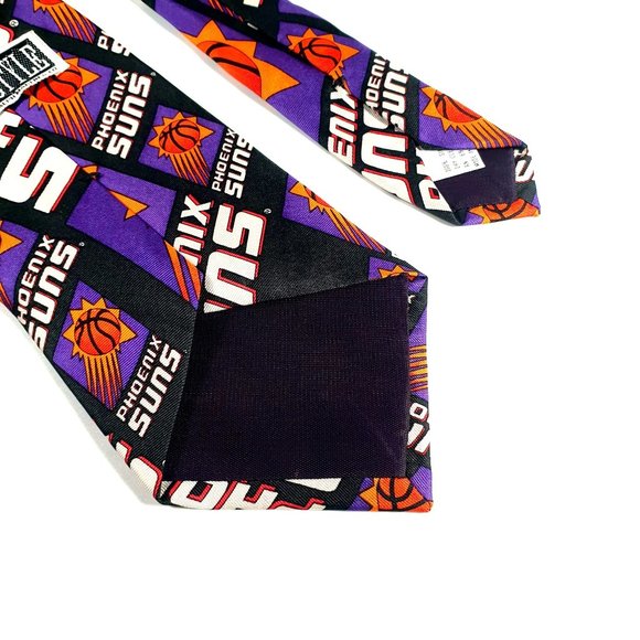 RM Style Phoenix Suns Basketball Mens Necktie Tie Designer Work Office Dad Gift - Picture 5 of 5